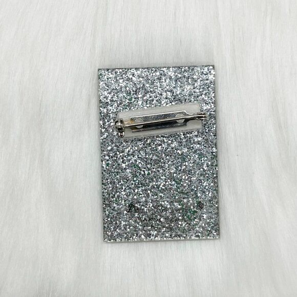 🔮 5/$25 USPS Santa Twas The Night Before Christmas Glitter Postage Stamp Pin‎ - Picture 3 of 3